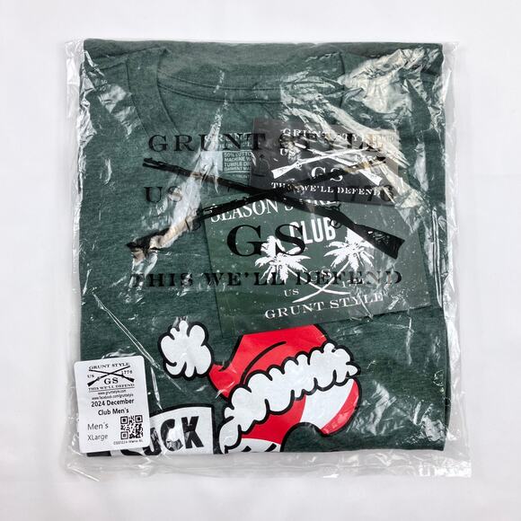 Grunt Style 2024 December Suck It Candy Cane Mens Short Sleeve Club T-Shirt - Picture 2 of 5